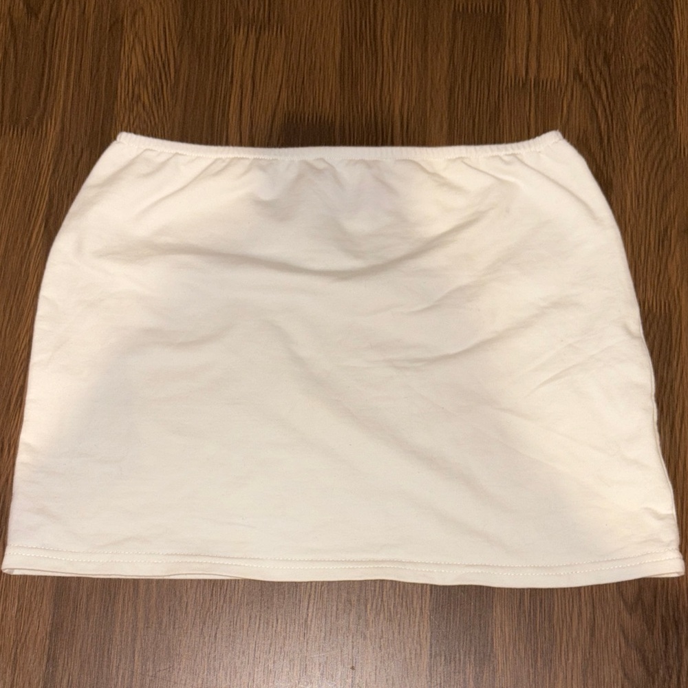 Women's White Mini Skirt